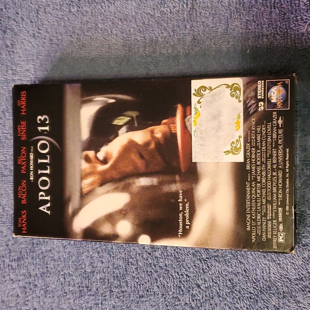Apollo 13 vhs tape